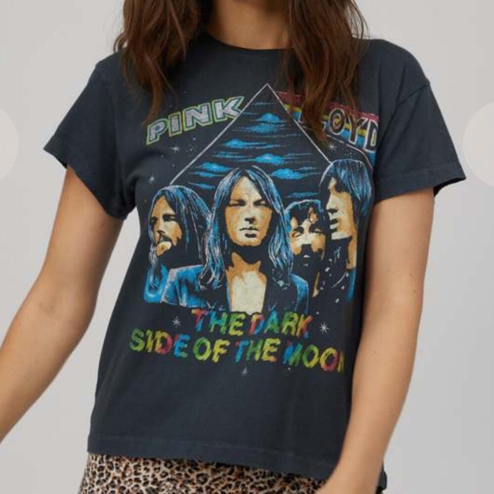 Daydreamer Pink Floyd Dark Side Tour Tee - Vintage Black - Medium